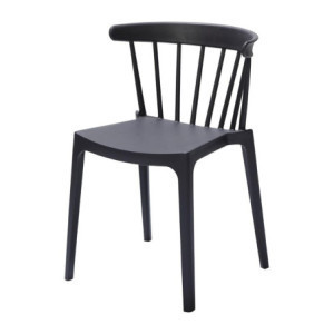 Cadeiras Polipropileno Antracite - Conjunto de 4: Design elegante e conforto duradouro