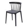 Cadeiras Polipropileno Antracite - Conjunto de 4: Design elegante e conforto duradouro