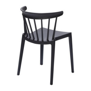 Cadeiras Polipropileno Antracite - Conjunto de 4: Design elegante e conforto duradouro