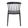 Cadeiras Polipropileno Antracite - Conjunto de 4: Design elegante e conforto duradouro