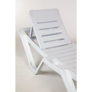 Cadeiras de praia em polipropileno branco - Conjunto de 4 da Resol