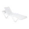Cadeiras de praia em polipropileno branco - Conjunto de 4 da Resol