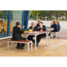 Banc Externo Imitação Madeira de Nogueira 1050 mm Gopak CK814