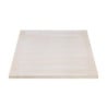 Square Vintage White Pre-Drilled Table Top 700mm Bolero - High Quality Wicker Wood