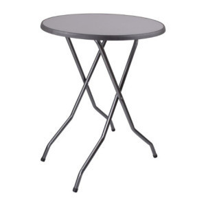 Table haute ronde pliante 85cm design et robuste