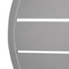 Tabuleiro de Mesa Redondo em Alumínio Cinza Claro 580mm Bolero - Estilo Moderno