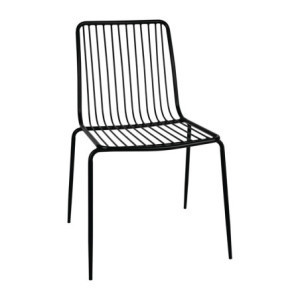 Cadeiras em fios de aço Bolero - Estilo industrial moderno