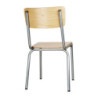 Galvanized Wood Chair - Set of 4 Bolero