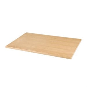 Tampo de Mesa em Freixo Natural 700 x 1100 mm Bolero para Cozinha Profissional