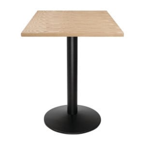 Natural Ash Square Table Top 700 mm Bolero - Elegance and Durability
