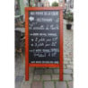 Mahogany Sidewalk Sign 700x1350mm Securit - High Quality