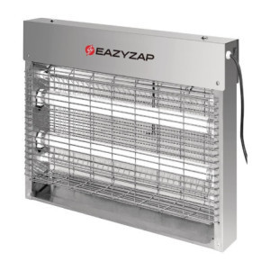 LED Insect Killer in Brushed Stainless Steel 8 W Eazyzap: Efficient Performance and Design