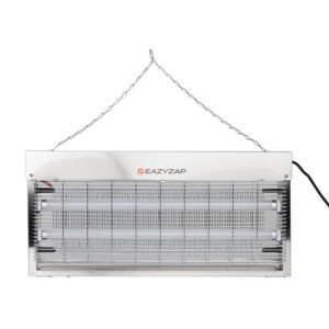 Désinsectiseur LED 20W Inox Brossé - Eazyzap: Solution professionnelle efficiente