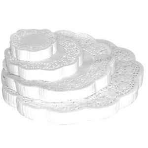 Round Paper Doilies 300 mm Pack of 250 - Olympia: Elegance and Hygiene