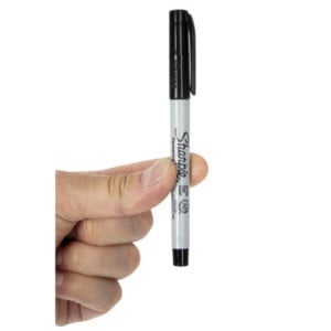 Ultra Fine Black Markers - Pack of 2 | Quality and Precision
