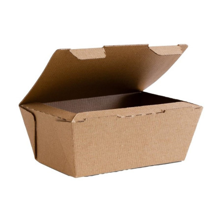 Compostable Micro-fluted Food Boxes 110 x 150 mm - Pack of 300, Vegware
