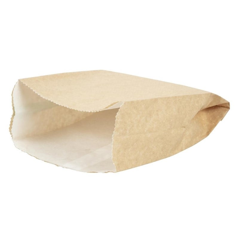 Sacolas de lanche quente compostáveis 292x127 mm - Pacote com 500 unidades da Vegware