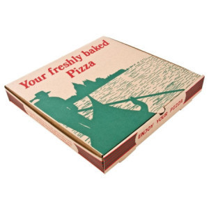 Boîtes à Pizza Compostables 358mm Lot de 50 - Respect de l'environnement