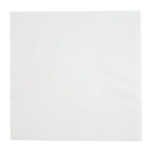 Serviettes Cocktail Blanches 1 Pli 1/4 - Lot de 5000 Recyclables avec Dimensions 300mm