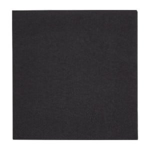 Cocktail Napkins 2 Ply Black - Pack of 4000 | Superior Quality