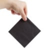 Cocktail Napkins 2 Ply Black - Pack of 4000 | Superior Quality