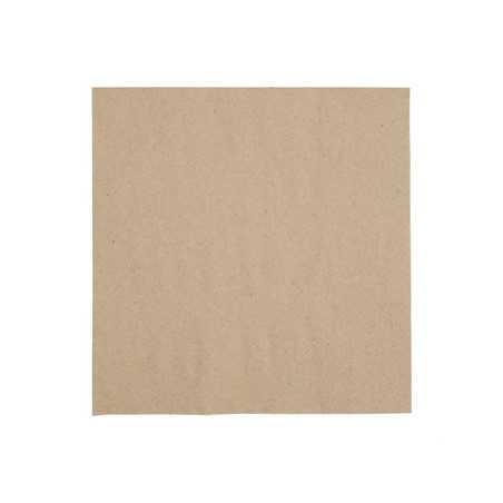 Guardanapos de lanche reciclados 2 dobras 330 mm Kraft - Pacote com 2000