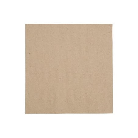 Serviettes Snacking Recyclées 2 Plis 330 mm Kraft - Lot de 2000