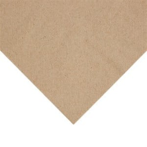 Guardanapos de lanche reciclados 2 dobras 330 mm Kraft - Pacote com 2000