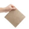 Serviettes Snacking Recyclées 2 Plis 330 mm Kraft - Lot de 2000