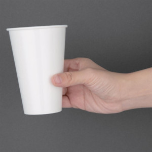 Paper Cups 340 ml - Pack of 1000, 80mm - Cold Drinks Fiesta Recyclable