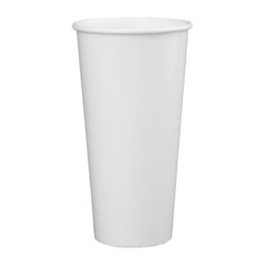 Copos de papel para bebidas frias de 625ml 90mm - Lote de 1000 recicláveis, elegantes e práticos.