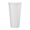 Copos de papel para bebidas frias de 625ml 90mm - Lote de 1000 recicláveis, elegantes e práticos.