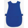 Tabard apron with royal blue pocket - Whites Chefs Clothing