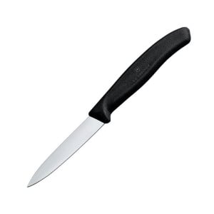 Couteau d'office Pointu Noir 8 cm - Victorinox: Qualité professionnelle et précision exceptionnelle.