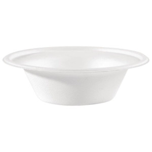 Copos Redondos Compostáveis de Bagasse 350ml - Lote 50 Fiesta Green