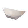 Biodegradable Poplar Wood Boat Dishes 250 mm - Pack of 100 & Environmentally Friendly