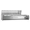 Saladeira Refrigerada para Bancada Inox - GN 1/4 6x | Dynasteel