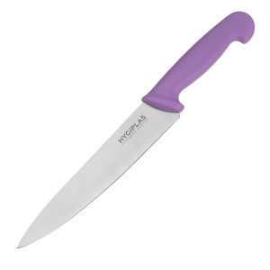 Couteau de Cuisinier Hygiplas - Précision 215mm, Manche Violet
