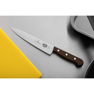 Faca de Cozinha Victorinox 190mm com Cabo de Madeira de Qualidade