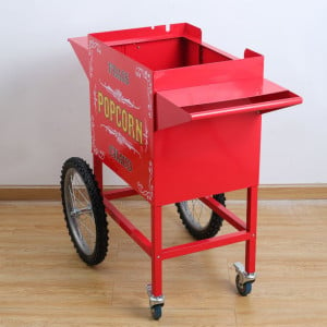 Chariot pour Machine à Pop Corn - Rouge - Dynasteel