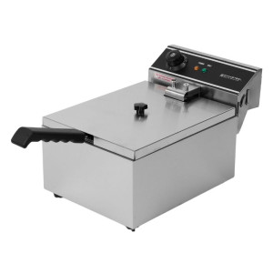 Professional Deep Fryer 10 L 3000 W Stainless Steel — Thermostat