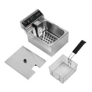 Fritadeira Profissional 10 L 3000 W Inox — Termostato