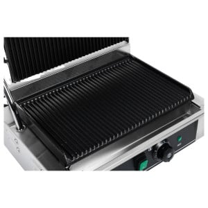 Grill Panini Pro 2200 W Estriado 340x220 mm Inox