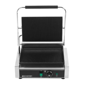 Grill Panini Pro 2200 W Estriado 340x220 mm Inox