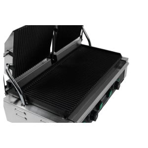 Grill Panini Double - Grooved Plates - Dynasteel