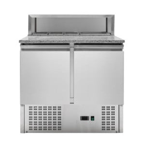 Móvel Refrigerado para Pizza - 2 Portas - 5 Cubas GN 1/6 - Dynasteel