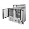 Móvel Refrigerado para Pizza - 2 Portas - 5 Cubas GN 1/6 - Dynasteel