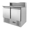 Móvel Refrigerado para Pizza - 2 Portas - 5 Cubas GN 1/6 - Dynasteel