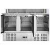 Móvel Refrigerado para Pizza - 3 Portas - 8 Cubas GN 1/6 - Dynasteel