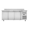 Mesa Refrigerada 3 Portas GN1/1 - Profundidade 700 com Backsplash - Dynasteel